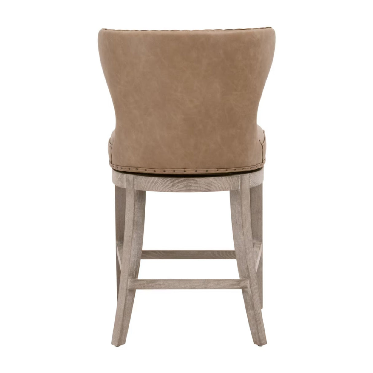 Modern European furniture - Nail Tacked Swivel Counter Stool - www.oroa.com