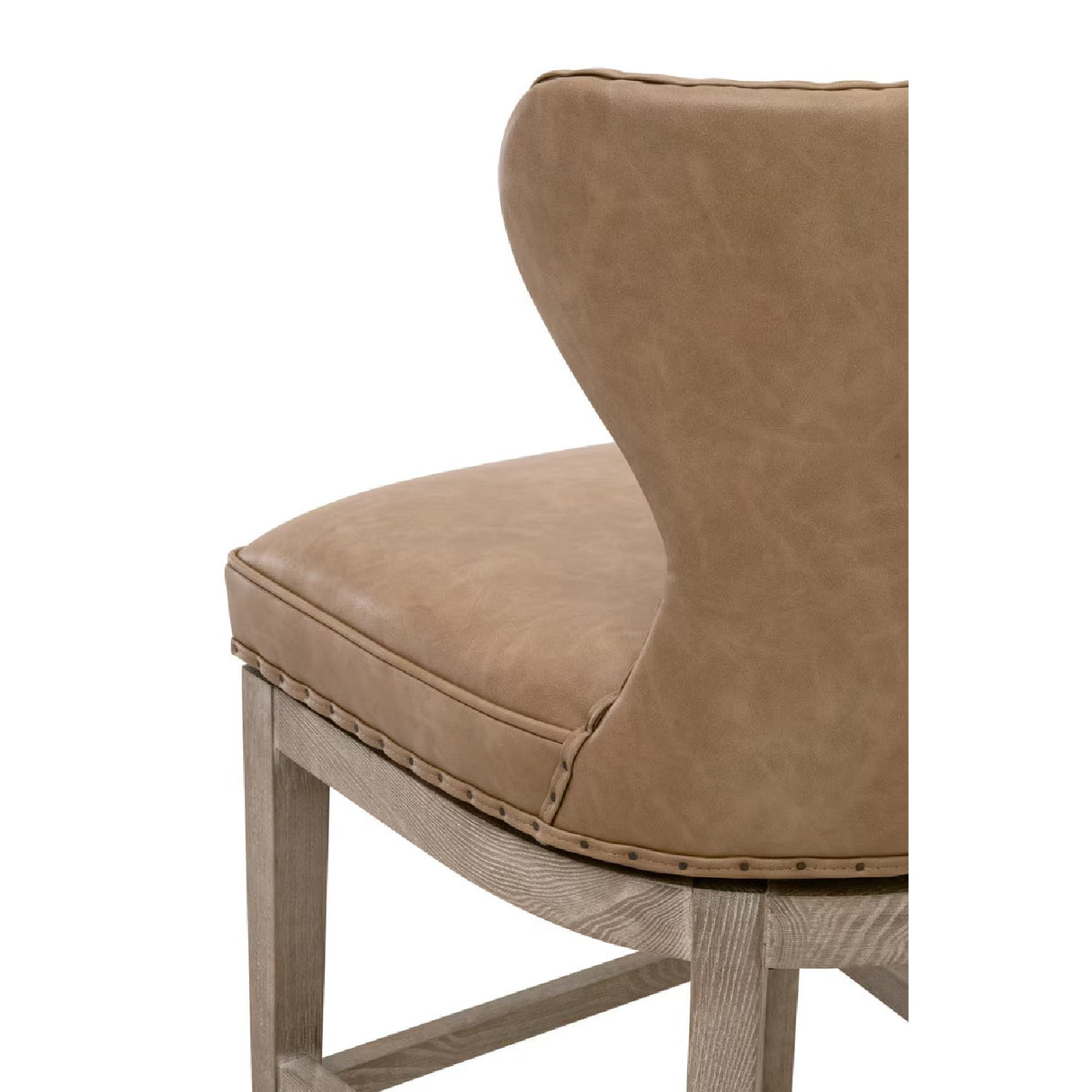 Modern European furniture - Nail Tacked Swivel Counter Stool - www.oroa.com