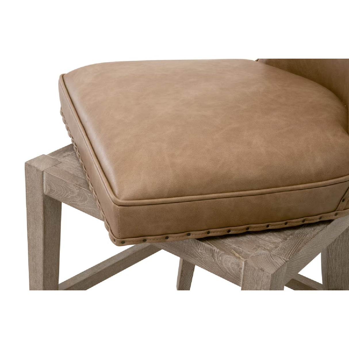 Modern European furniture - Nail Tacked Swivel Counter Stool - www.oroa.com