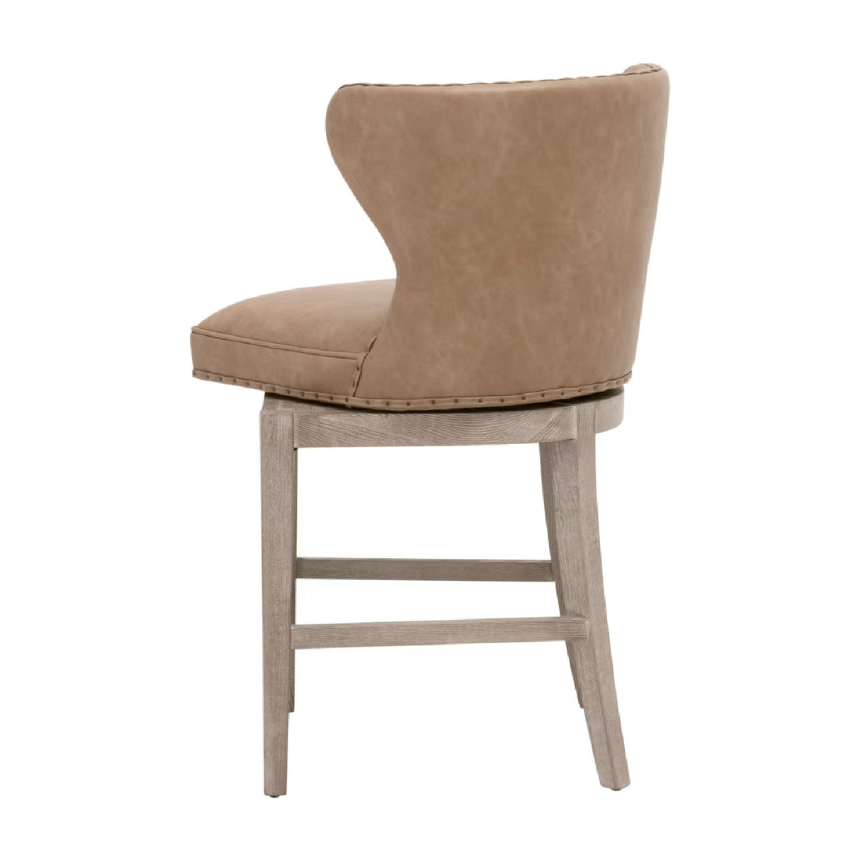 Modern European furniture - Nail Tacked Swivel Counter Stool - www.oroa.com