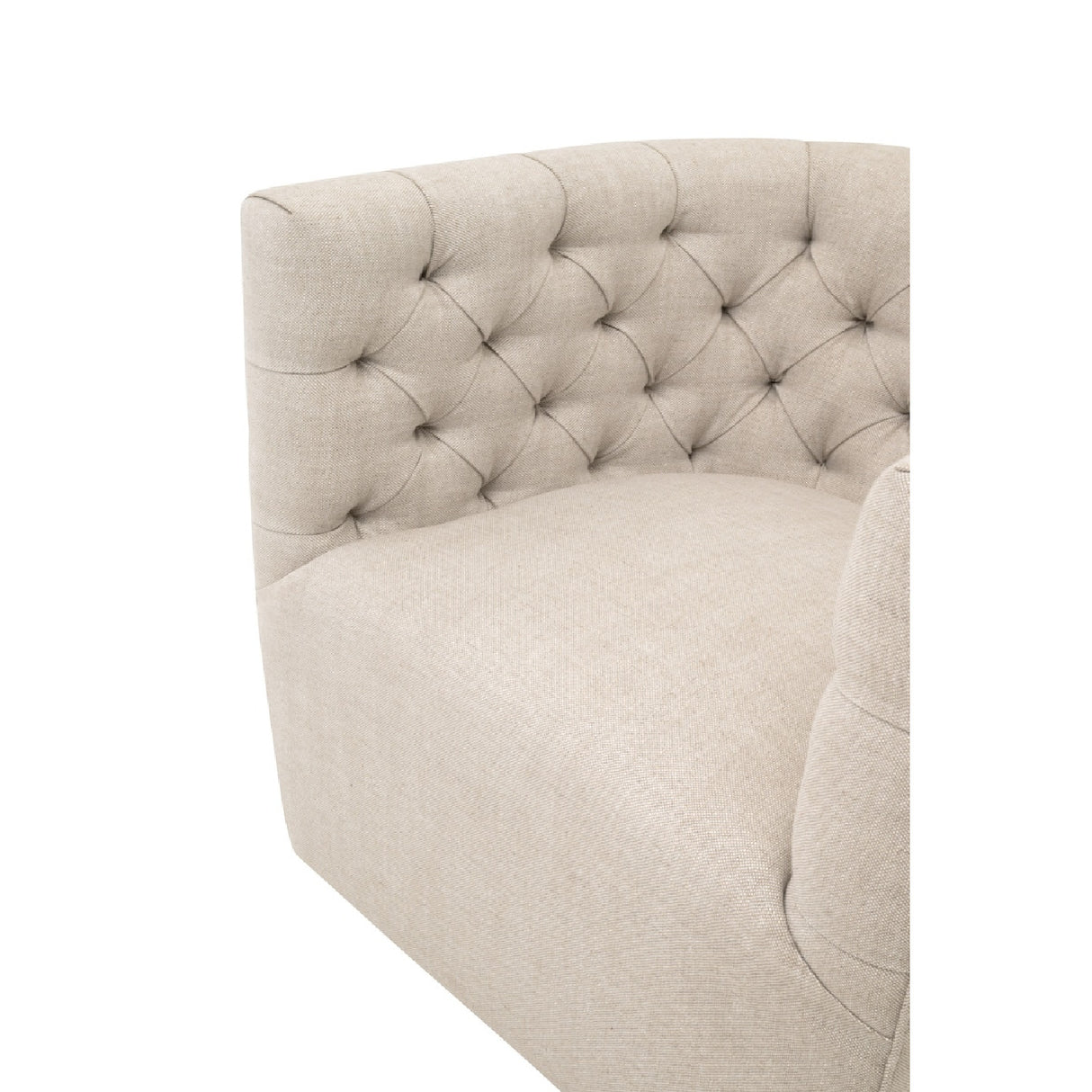 Tufted Back Swivel Club Chair | Living Essentials Marcel – alternate view 7