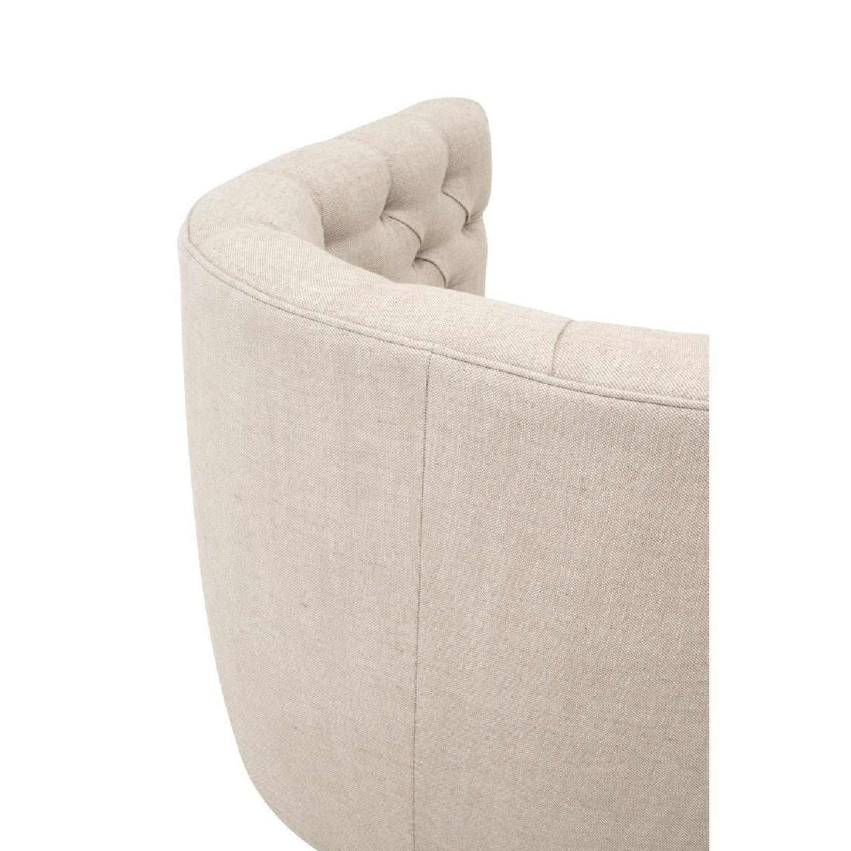 Tufted Back Swivel Club Chair | Living Essentials Marcel – alternate view 8