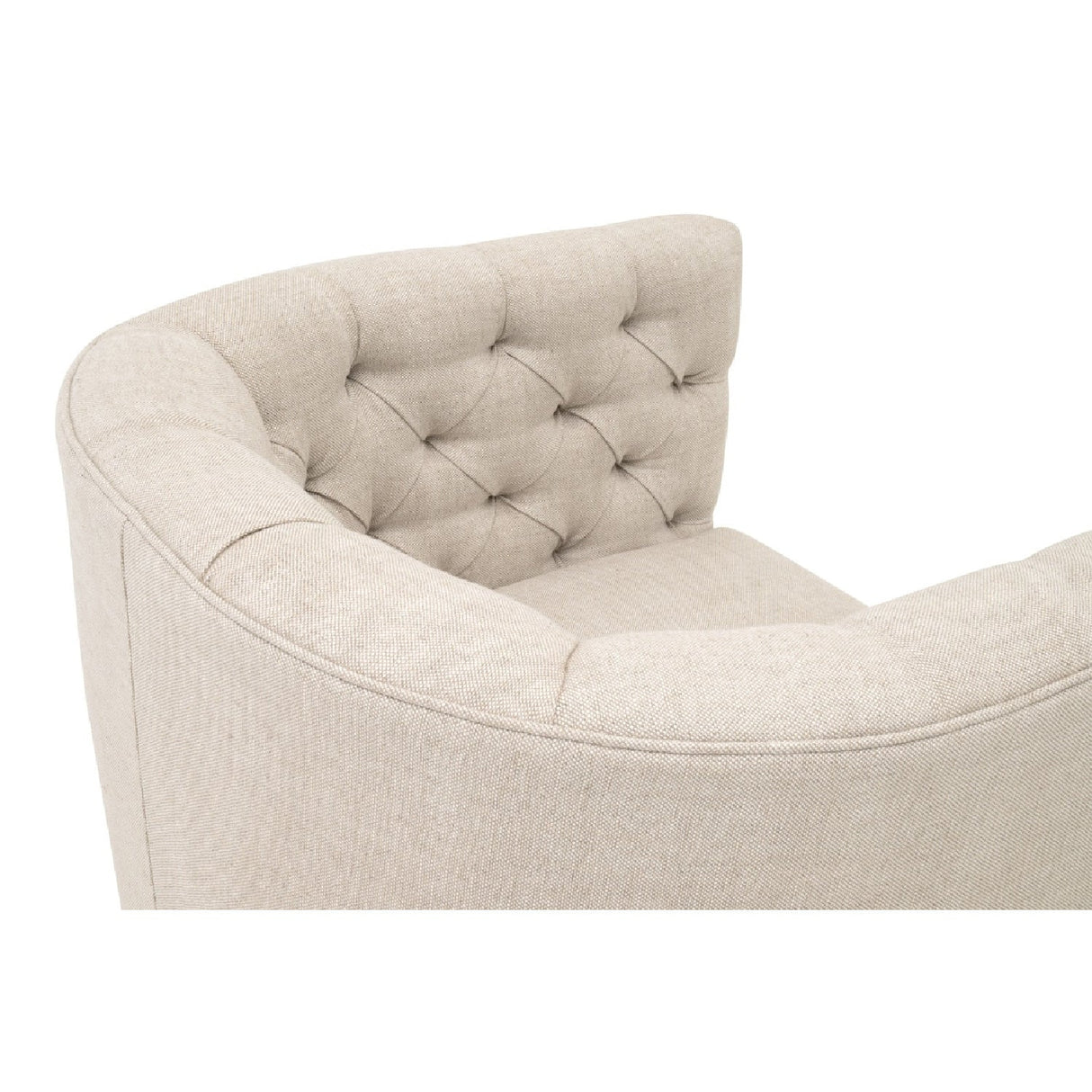 Tufted Back Swivel Club Chair | Living Essentials Marcel – alternate view 10