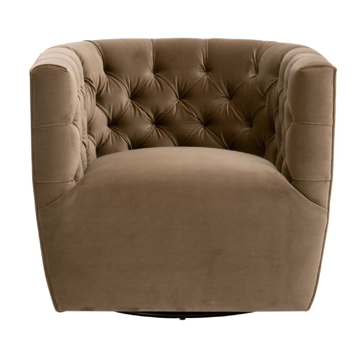 Tufted Back Swivel Club Chair | Living Essentials Marcel – alternate view 11