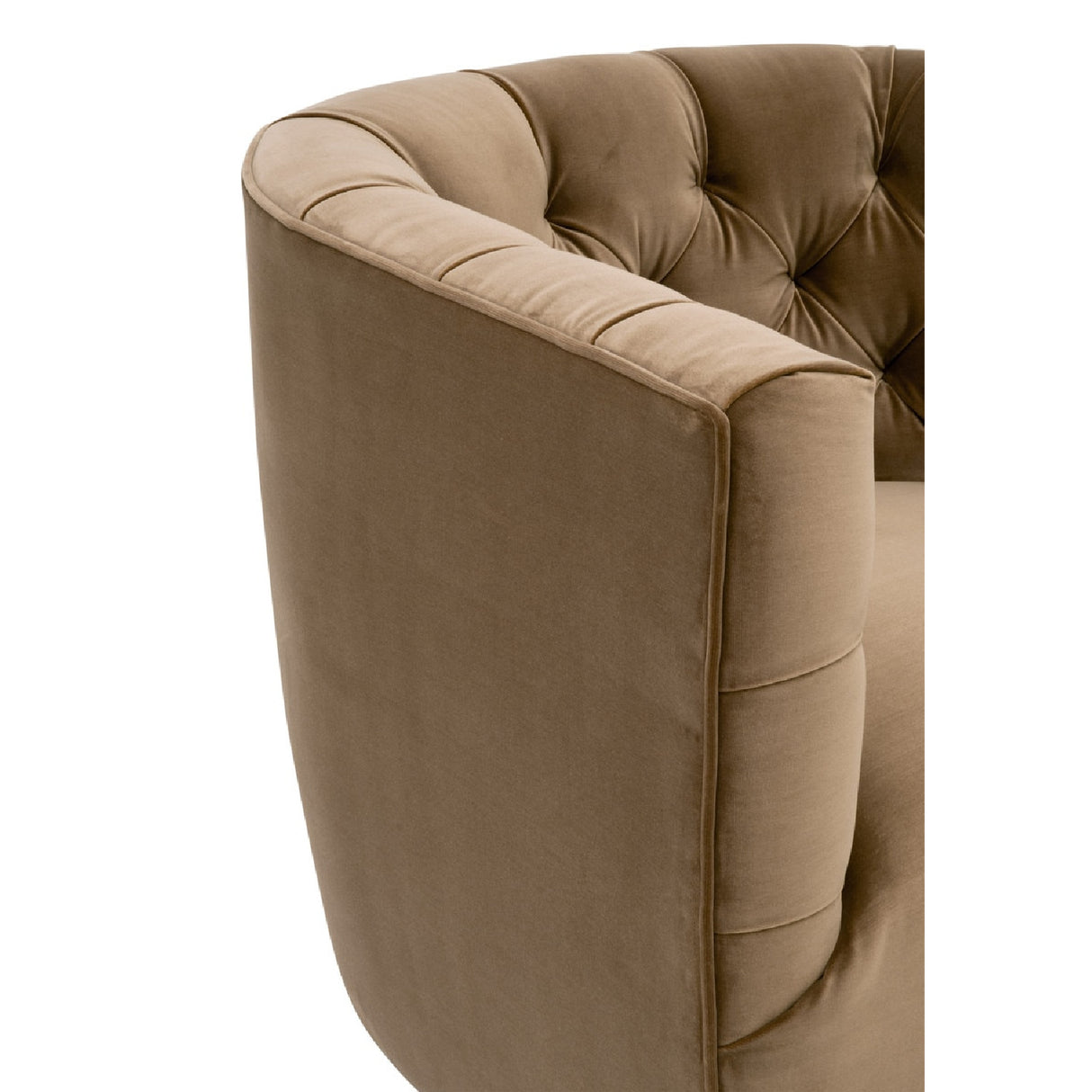 Tufted Back Swivel Club Chair | Living Essentials Marcel – alternate view 17