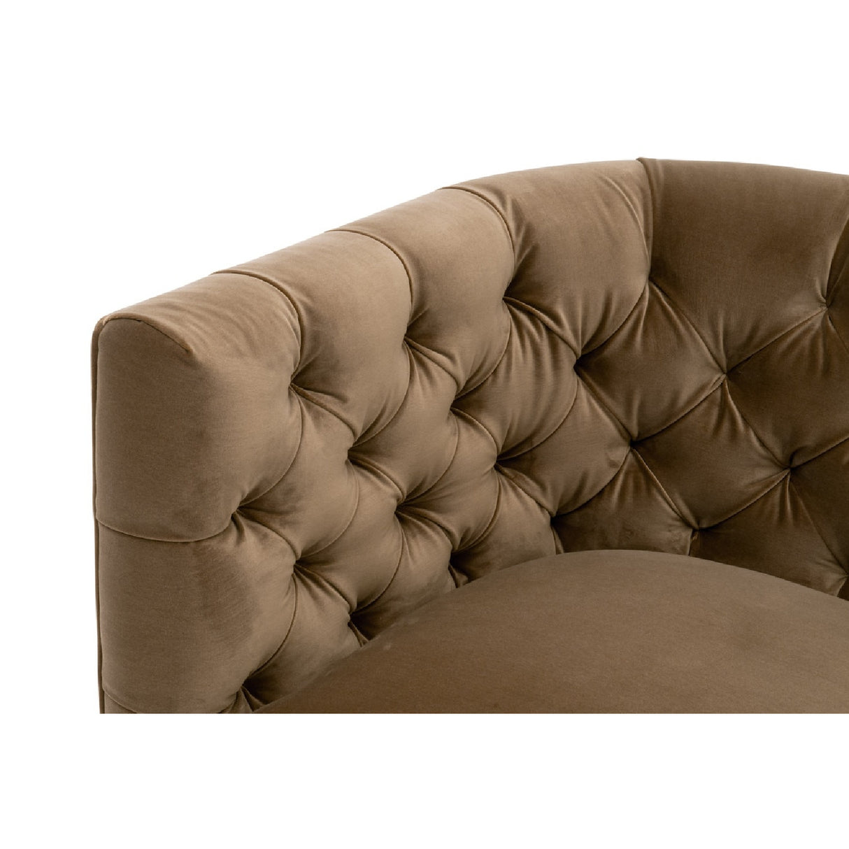 Tufted Back Swivel Club Chair | Living Essentials Marcel – alternate view 19