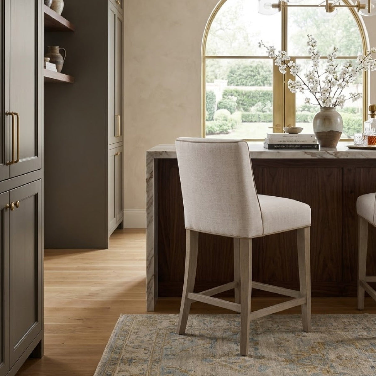 Two-Toned Counter Stool | Living Essentials Duet – alternate view 12