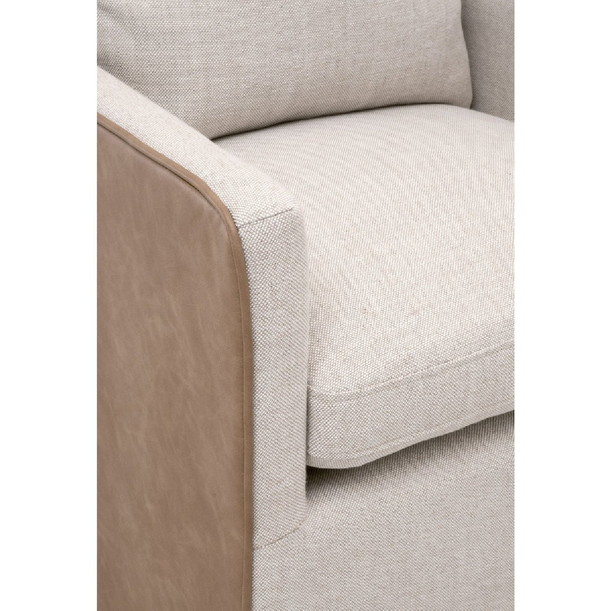 Two-Toned Wheeled Lounge Chair | Living Essentials Harmony – alternate view 31