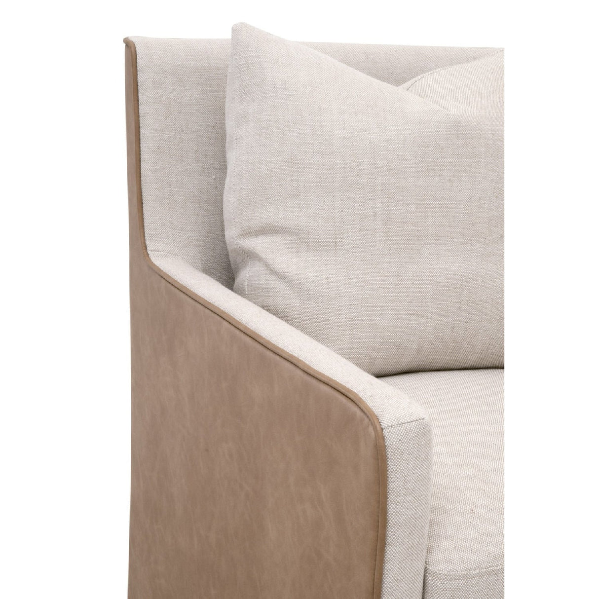 Two-Toned Wheeled Lounge Chair | Living Essentials Harmony – alternate view 32