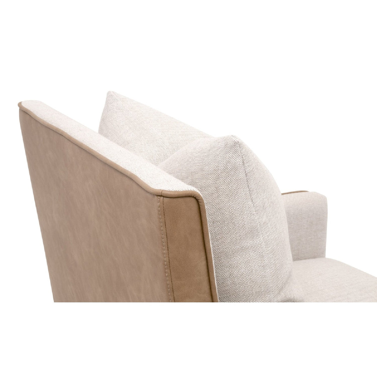 Two-Toned Wheeled Lounge Chair | Living Essentials Harmony – alternate view 33
