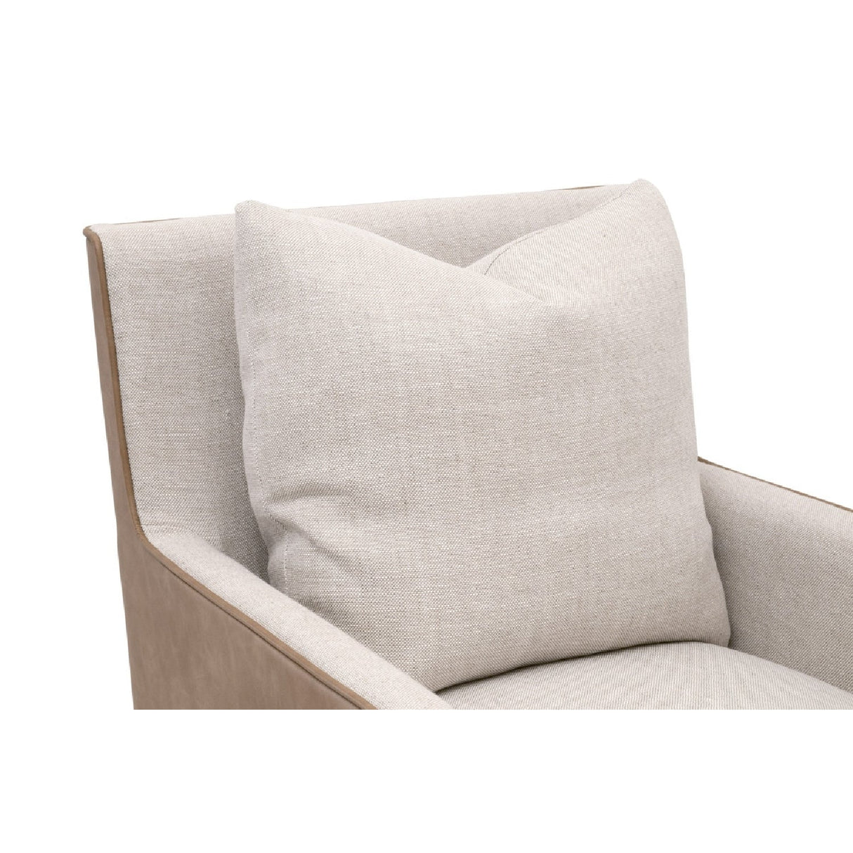 Two-Toned Wheeled Lounge Chair | Living Essentials Harmony – alternate view 34