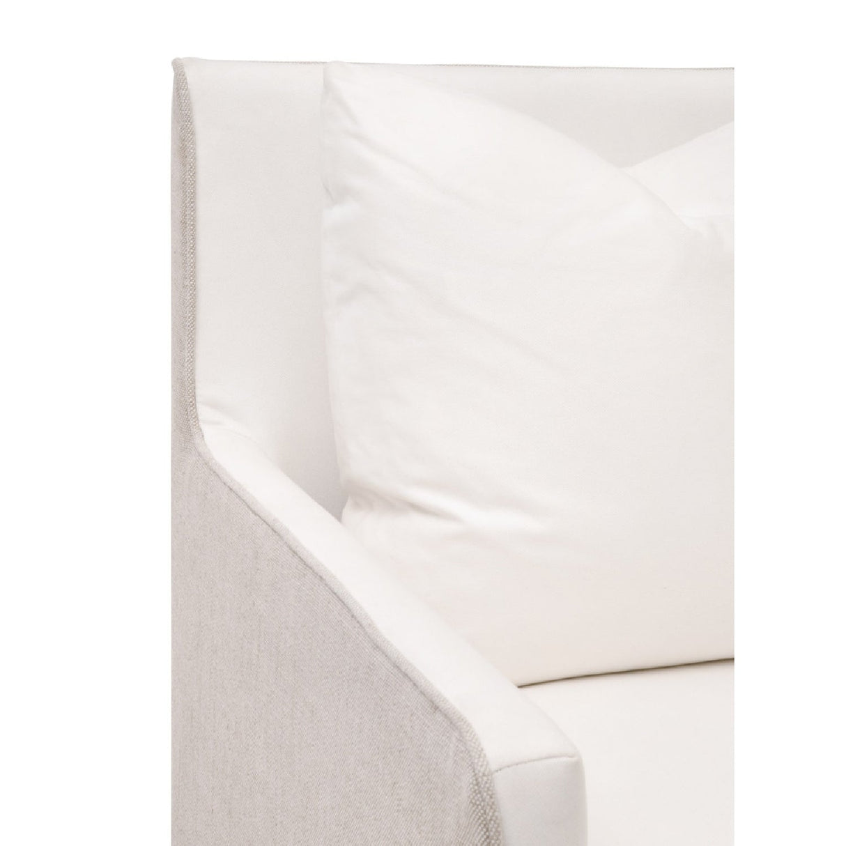 Two-Toned Wheeled Lounge Chair | Living Essentials Harmony – alternate view 8