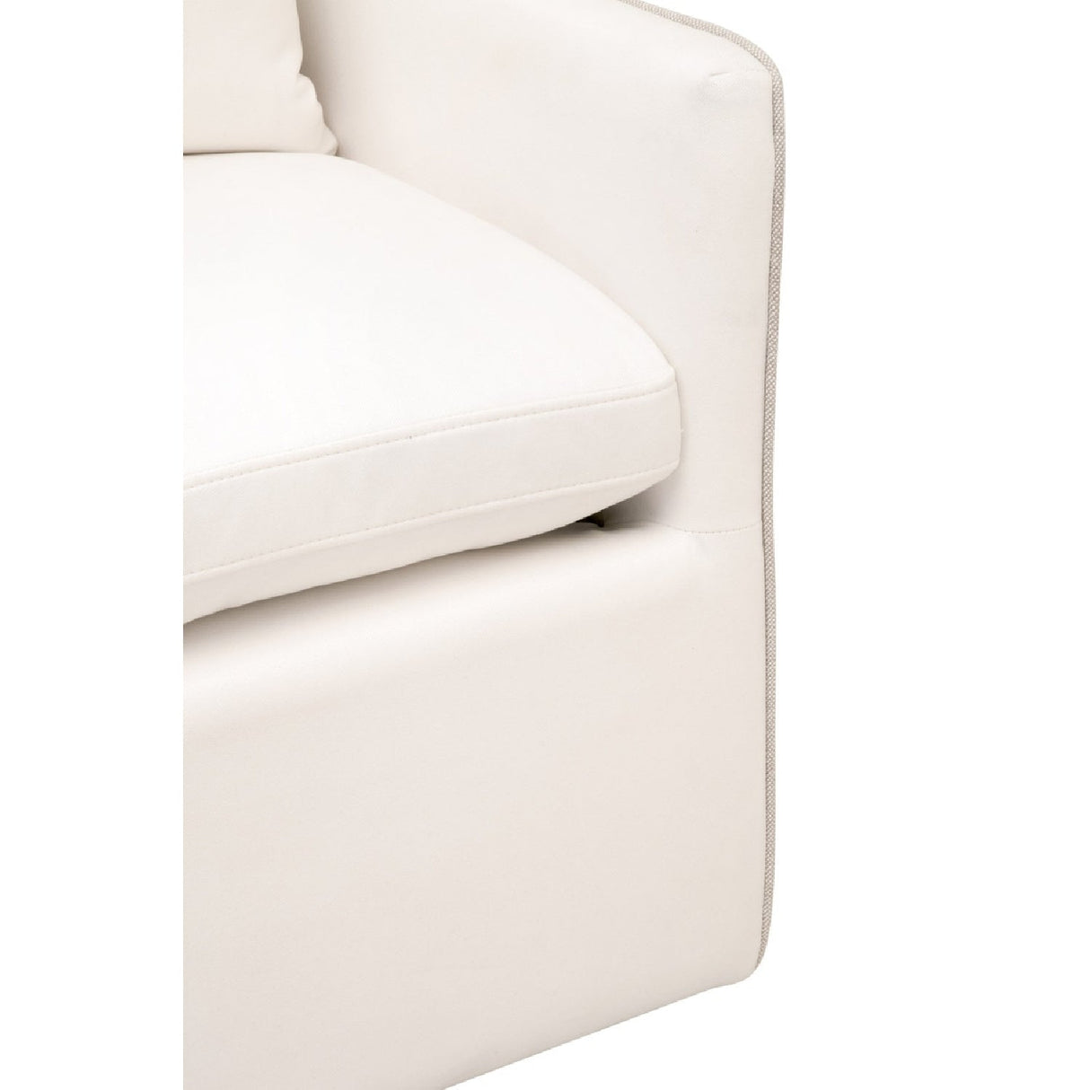 Two-Toned Wheeled Lounge Chair | Living Essentials Harmony – alternate view 9
