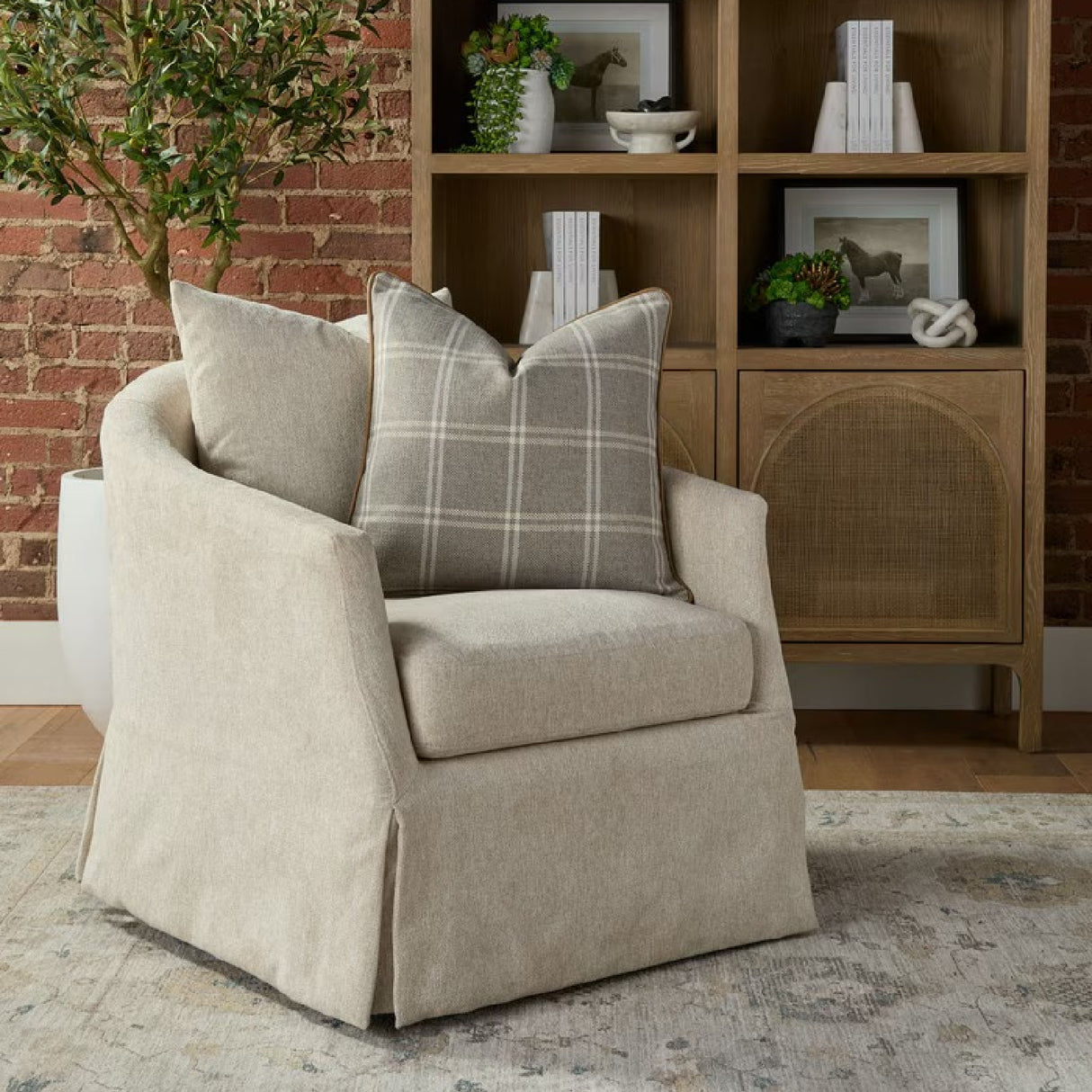Piped Square Pillows (2) | Living Essentials The Not So Basic – alternate view 19