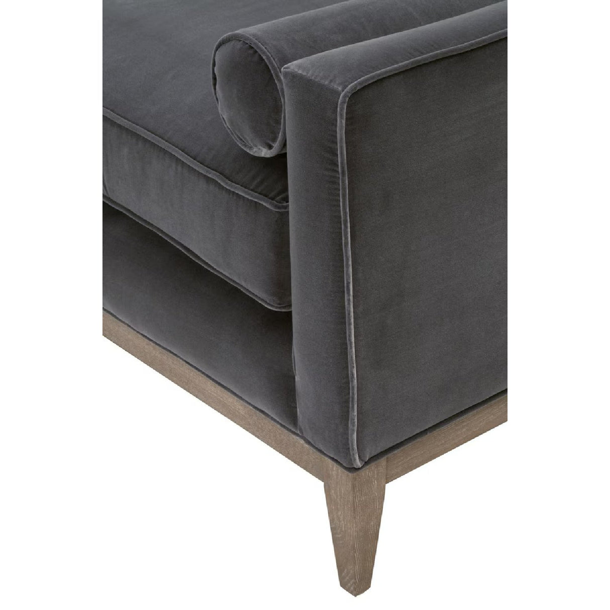 Velvet Modern Loveseat | Living Essentials Parker – alternate view 7