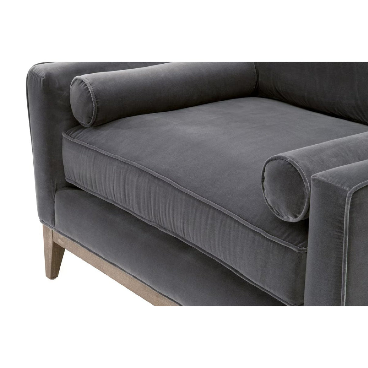 Velvet Modern Loveseat | Living Essentials Parker – alternate view 9