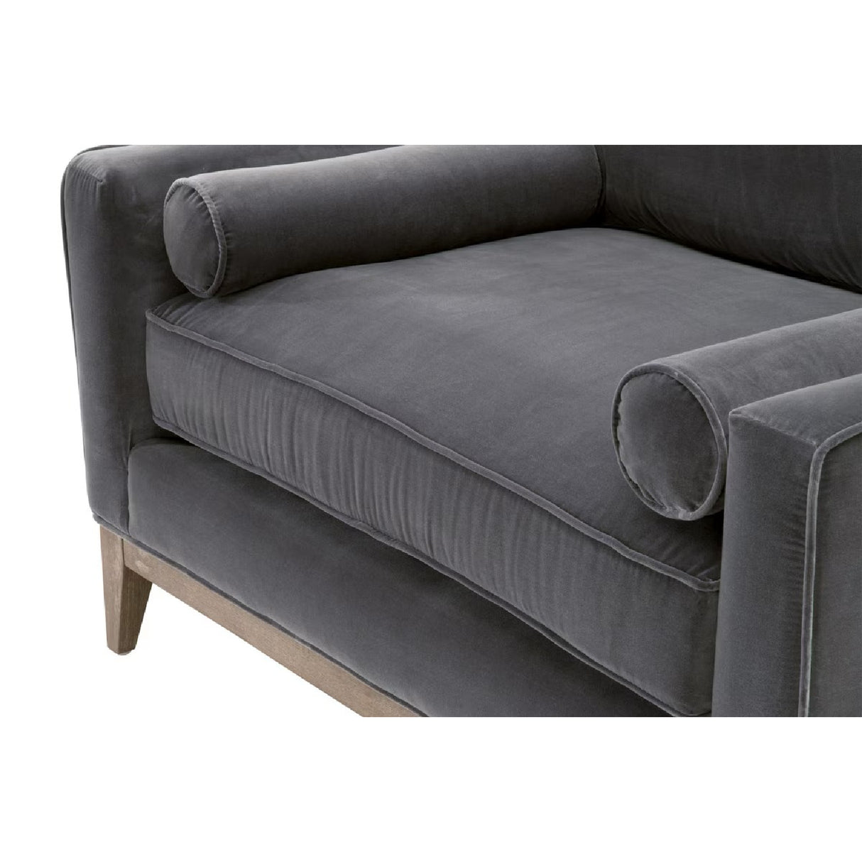 Velvet Modern Loveseat | Oroa.com