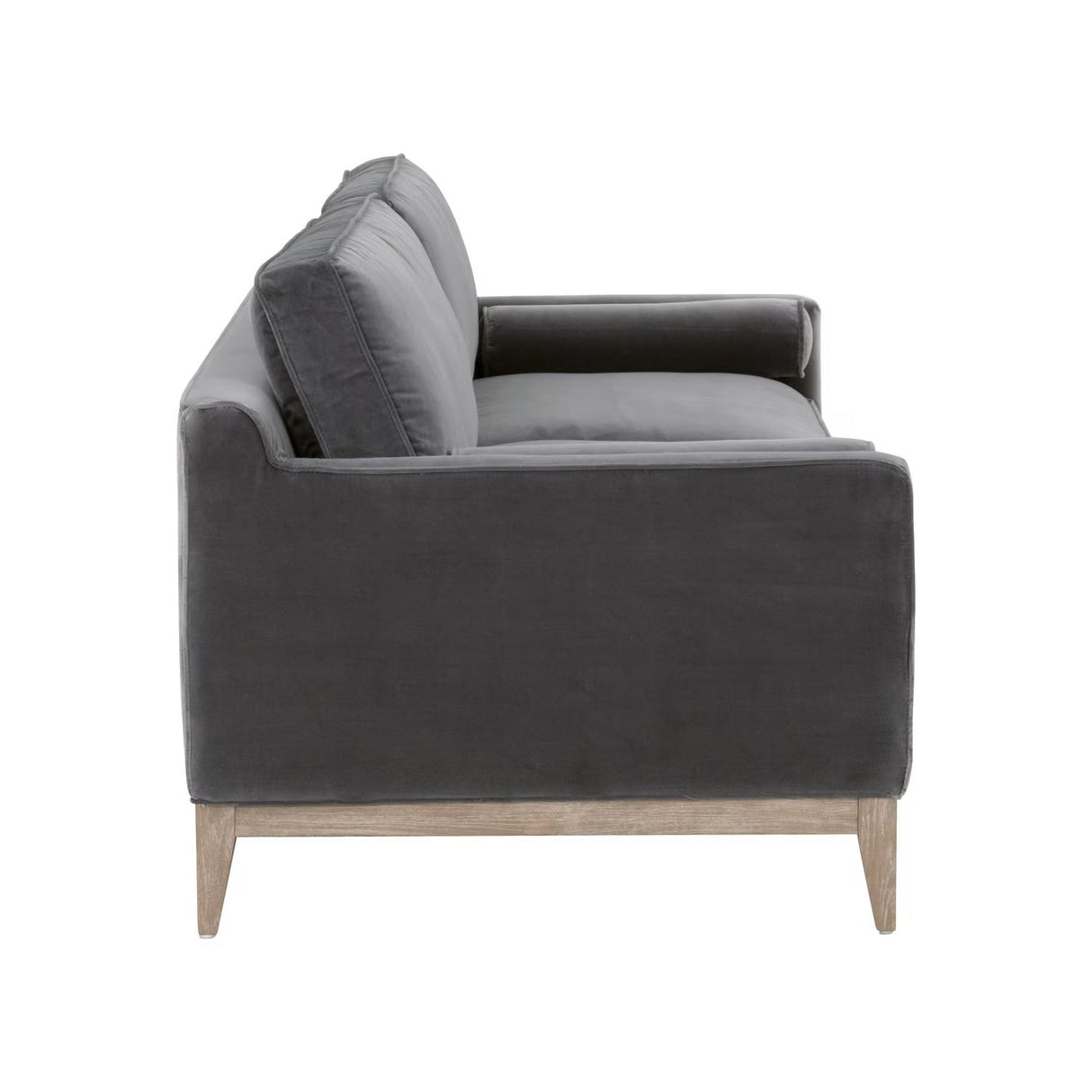 Velvet Modern Sofa | Living Essentials Parker – alternate view 22