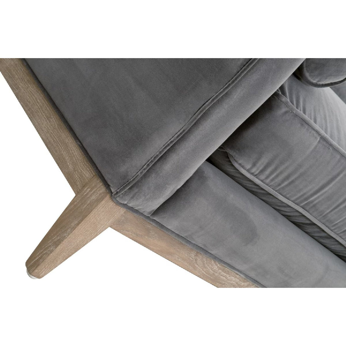 Velvet Modern Sofa | Living Essentials Parker – alternate view 23