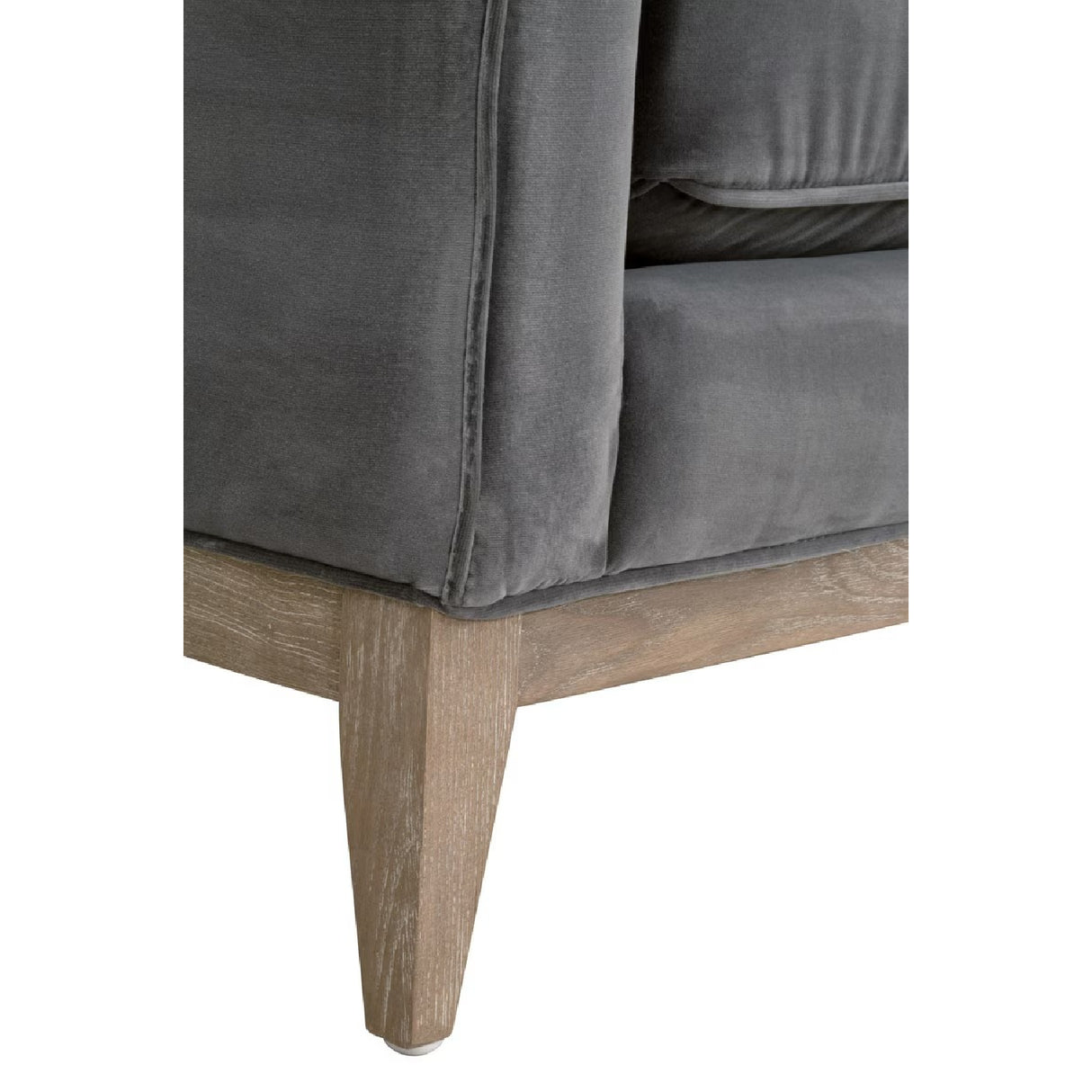 Velvet Modern Sofa | Living Essentials Parker – alternate view 25