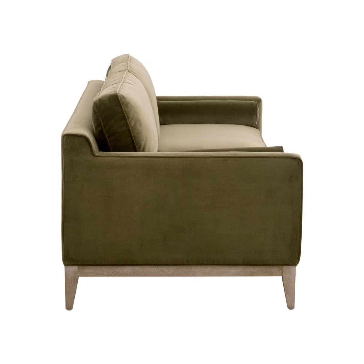 Velvet Modern Sofa | Living Essentials Parker – alternate view 6