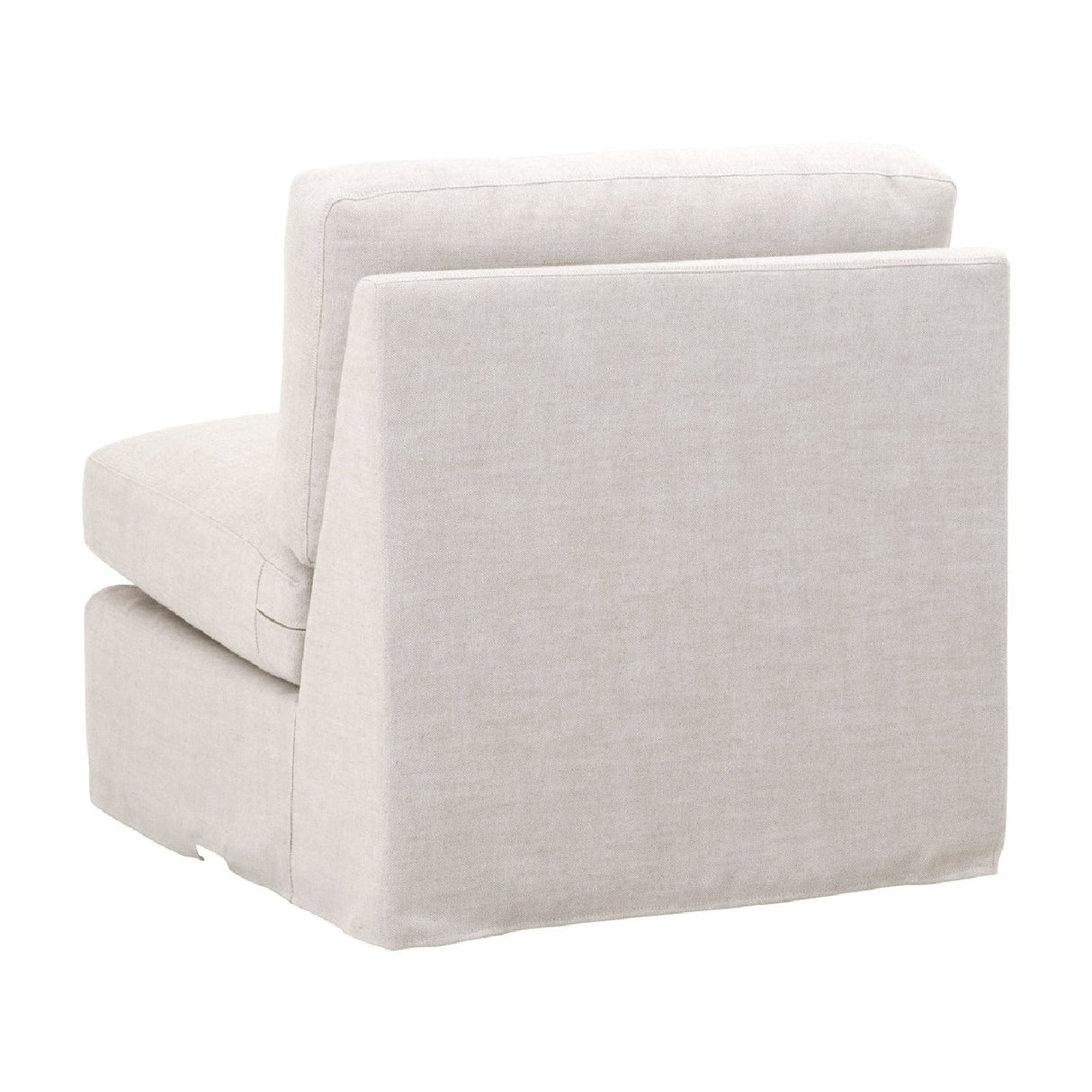 Modern European furniture - Cream Skirted Modular Accent Chair - www.oroa.com
