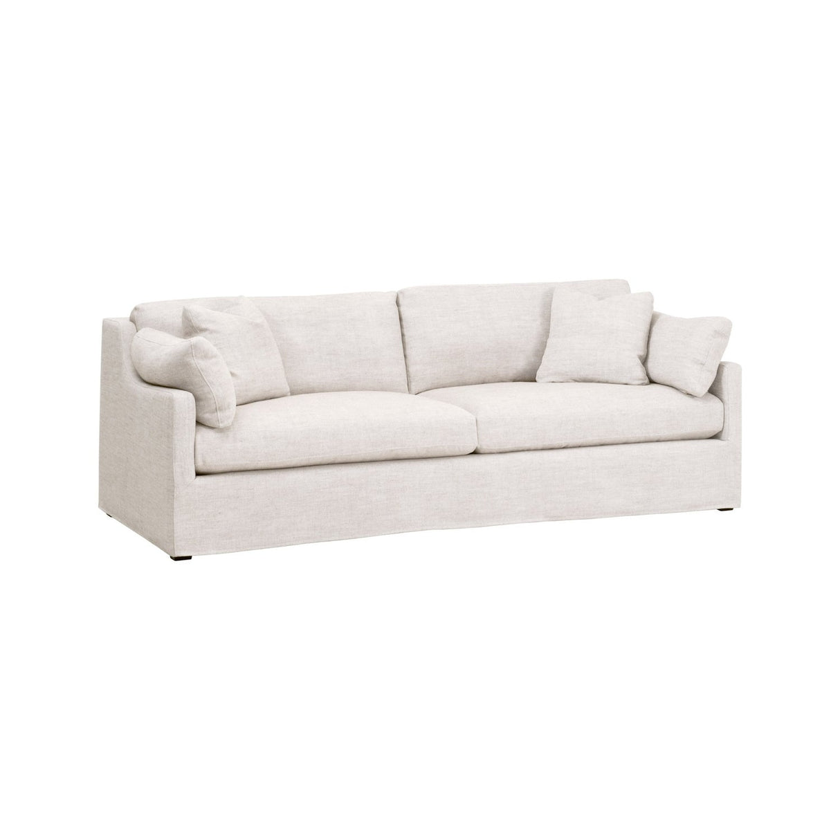 Modern European furniture - Cream Skirted Sofa - www.oroa.com