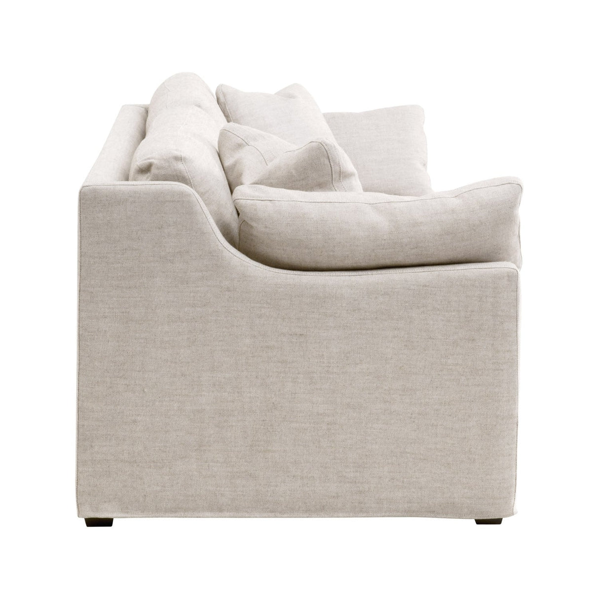 Modern European furniture - Cream Skirted Sofa - www.oroa.com
