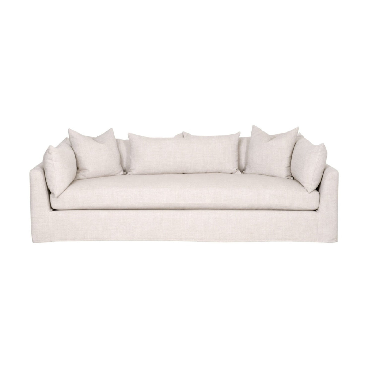 Modern European furniture - Cream Slipcover Sofa - www.oroa.com