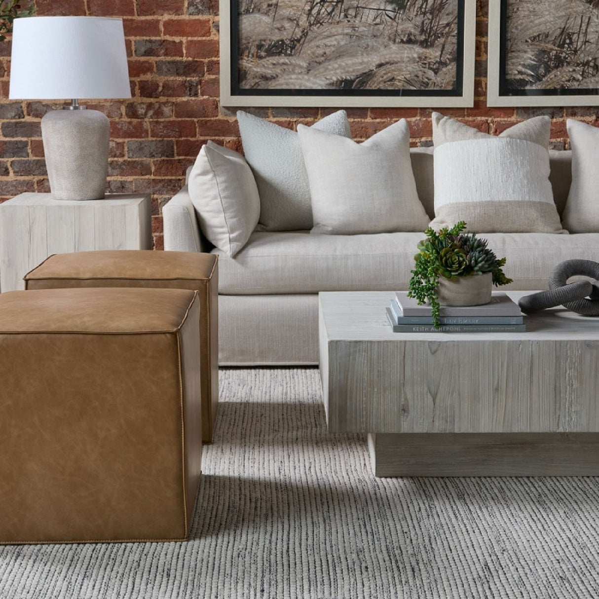 Modern European furniture - Cream Slipcover Sofa - www.oroa.com