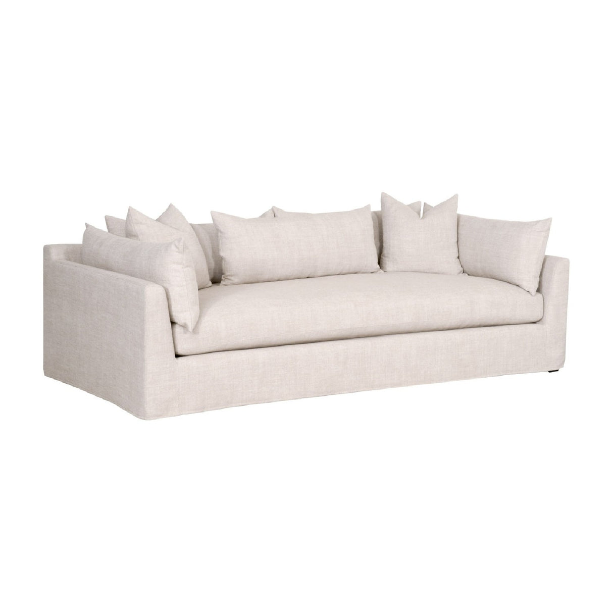 Modern European furniture - Cream Slipcover Sofa - www.oroa.com