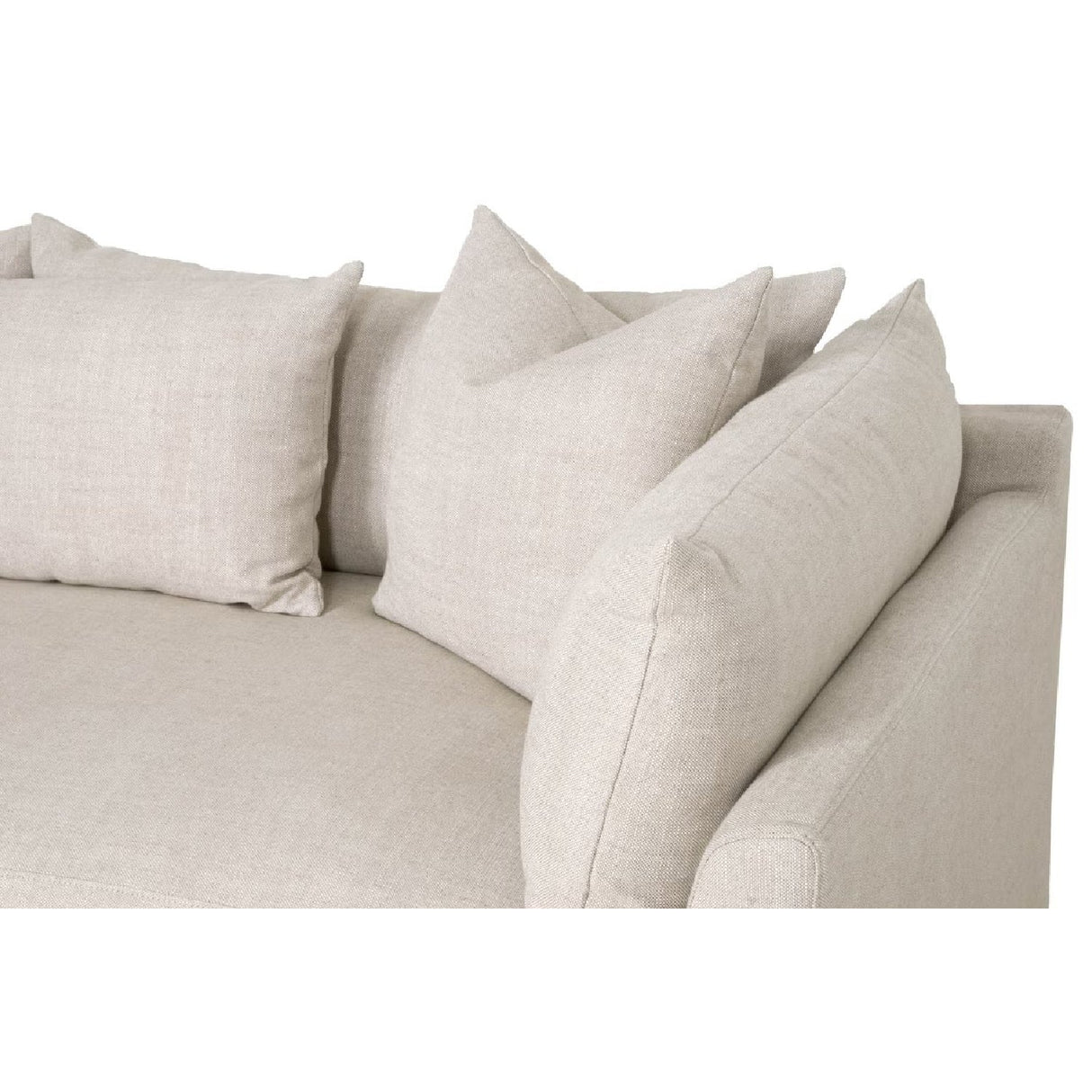 Beige Slipcover Sectional Sofa | Living Essentials Haven – alternate view 12