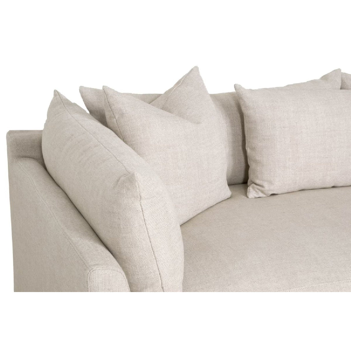 Beige Slipcover Sectional Sofa | Living Essentials Haven – alternate view 5