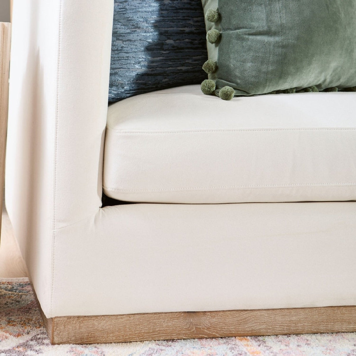 Modern European furniture - White Fabric Sofa - www.oroa.com
