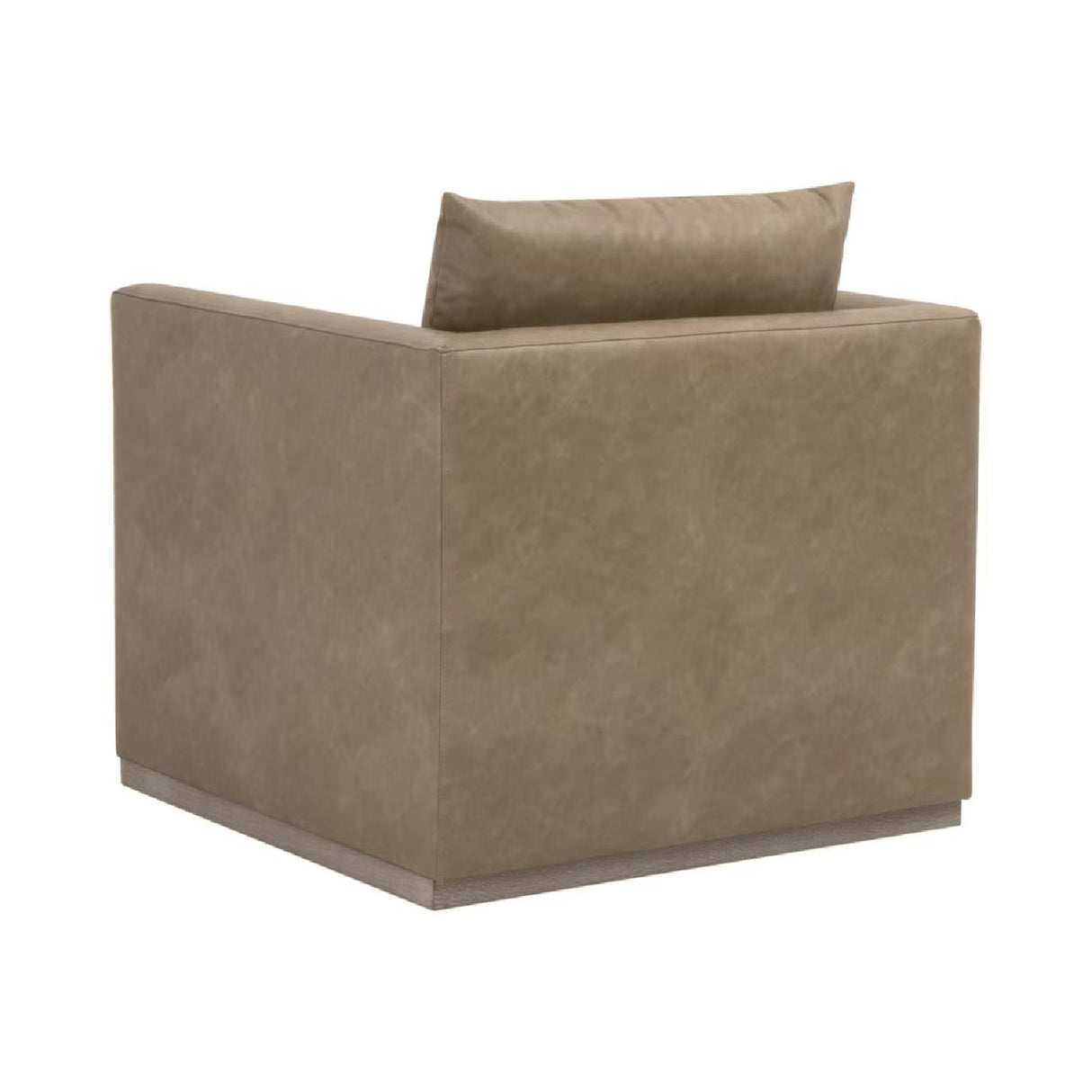Oak Base Swivel Club Chair | Living Essentials Siena – alternate view 6