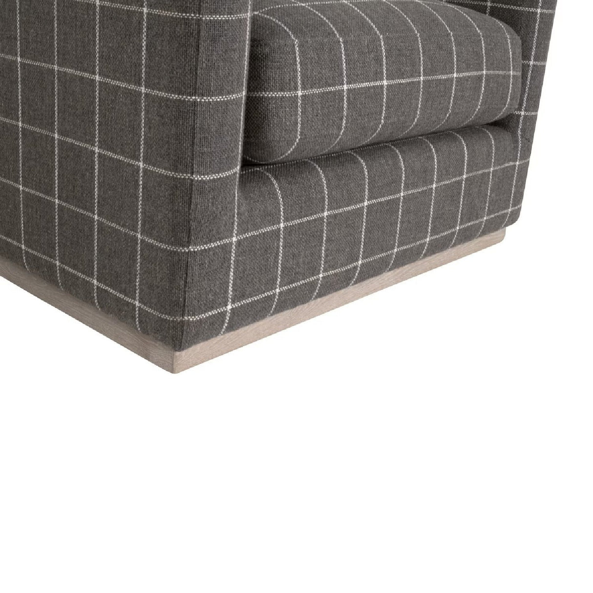 Oak Base Swivel Club Chair | Living Essentials Siena – alternate view 20
