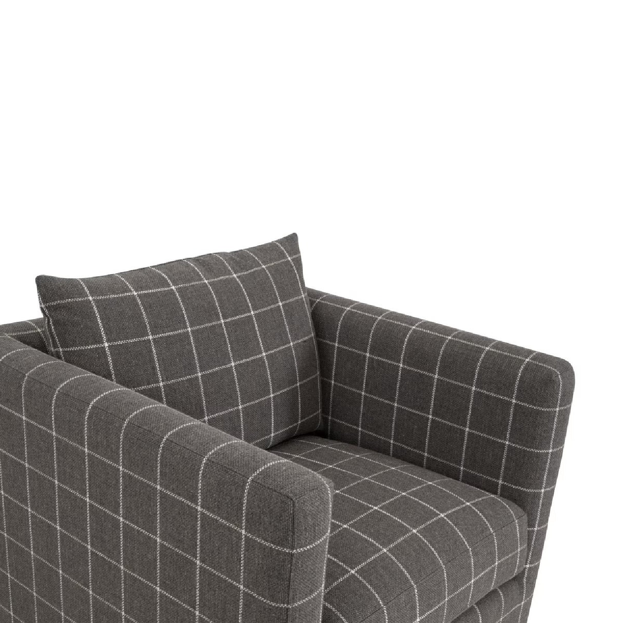 Oak Base Swivel Club Chair | Oroa.com