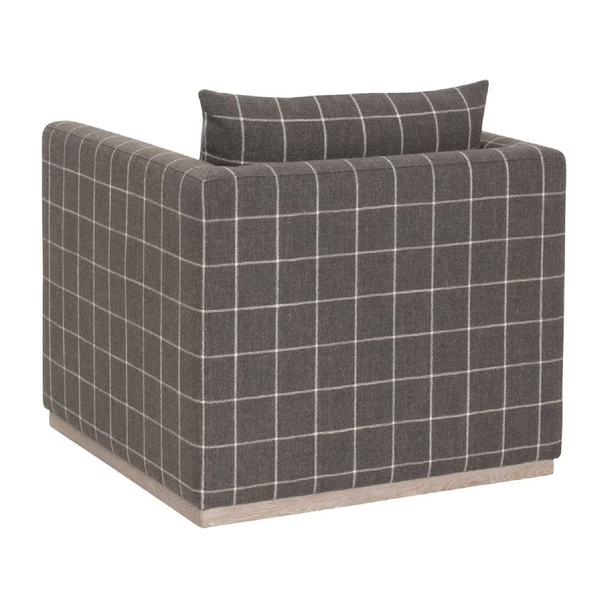 Oak Base Swivel Club Chair | Living Essentials Siena – alternate view 14