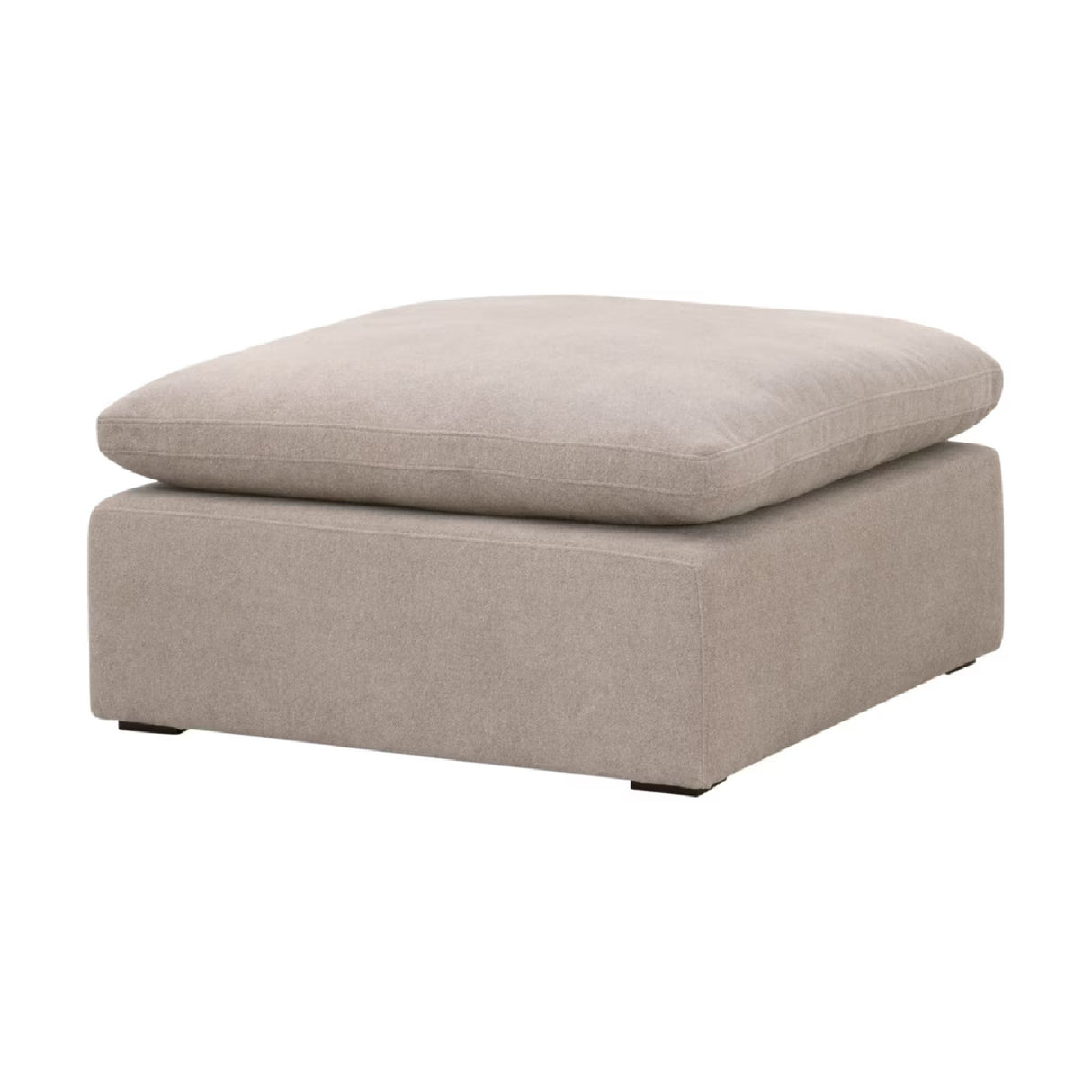 Modern European furniture - Square Cushioned Modular Ottoman - www.oroa.com