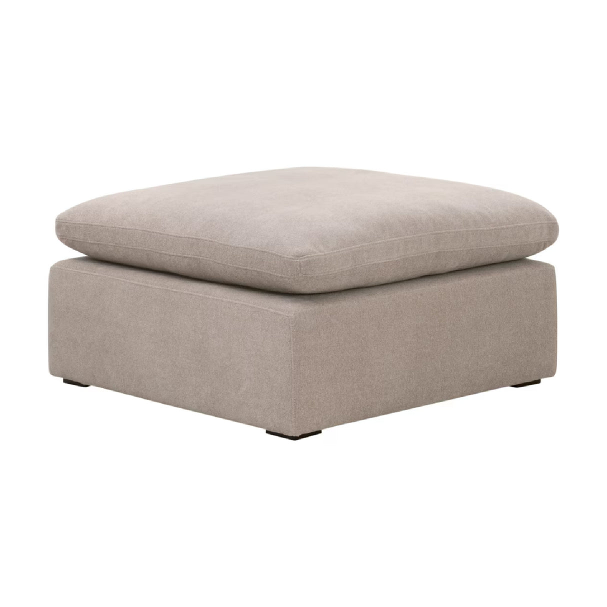 Modern European furniture - Square Cushioned Modular Ottoman - www.oroa.com