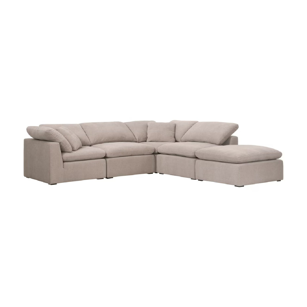 Modern European furniture - Cushioned Modular Sofa Chair - www.oroa.com