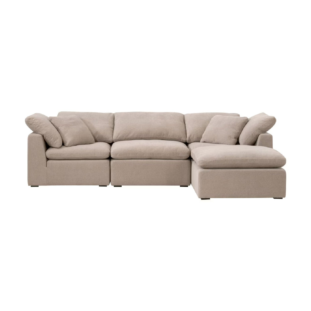 Modern European furniture - Cushioned Modular Sofa Chair - www.oroa.com