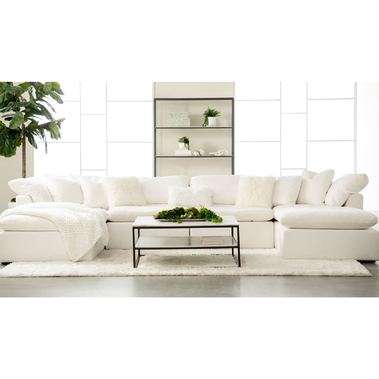 Modern European furniture - Cushioned Modular Sofa Chair - www.oroa.com