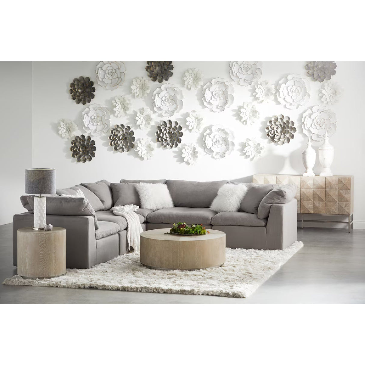 Modern European furniture - Cushioned Modular Sofa Chair - www.oroa.com