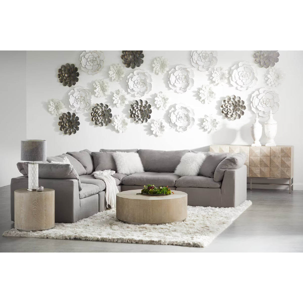 Modern European furniture - Cushioned Modular Sofa Chair - www.oroa.com