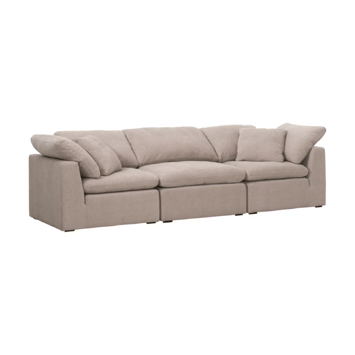 Modern European furniture - Cushioned Modular Sofa Chair - www.oroa.com