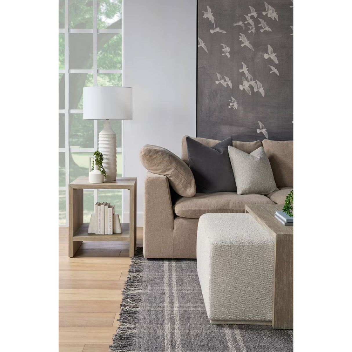 Modern European furniture - Cushioned Modular Sofa Chair - www.oroa.com