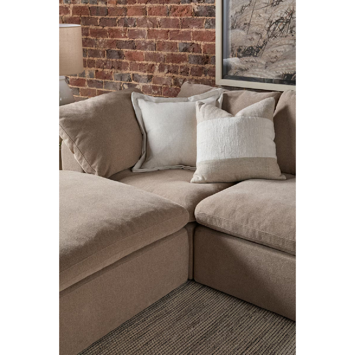 Modern European furniture - Cushioned Modular Sofa Chair - www.oroa.com