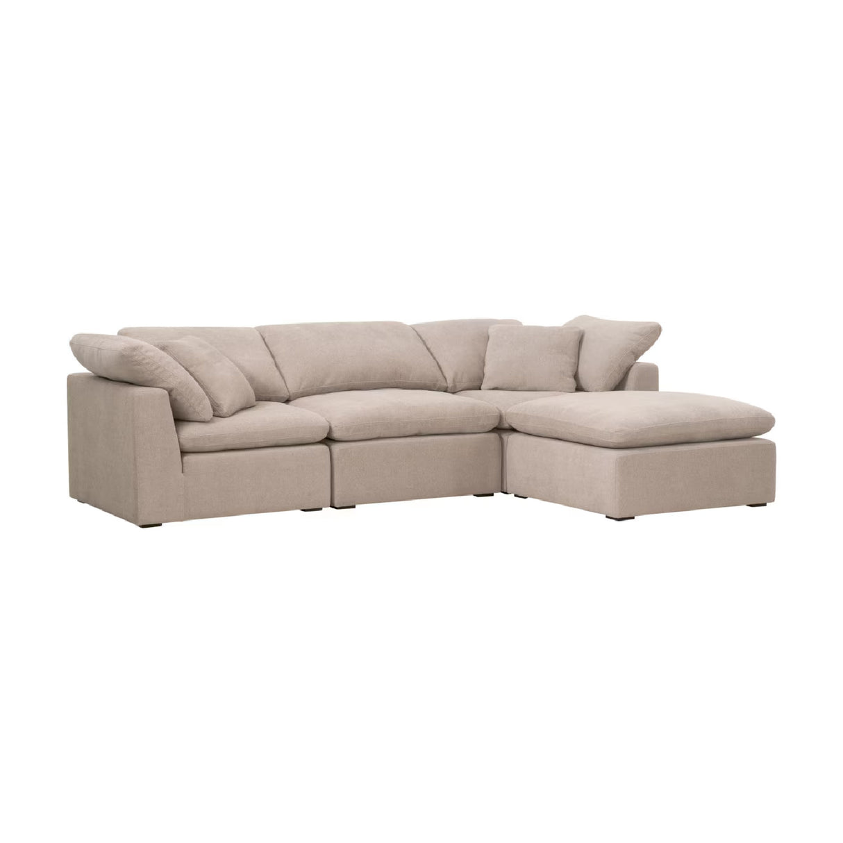 Modern European furniture - Cushioned Modular Sofa Chair - www.oroa.com