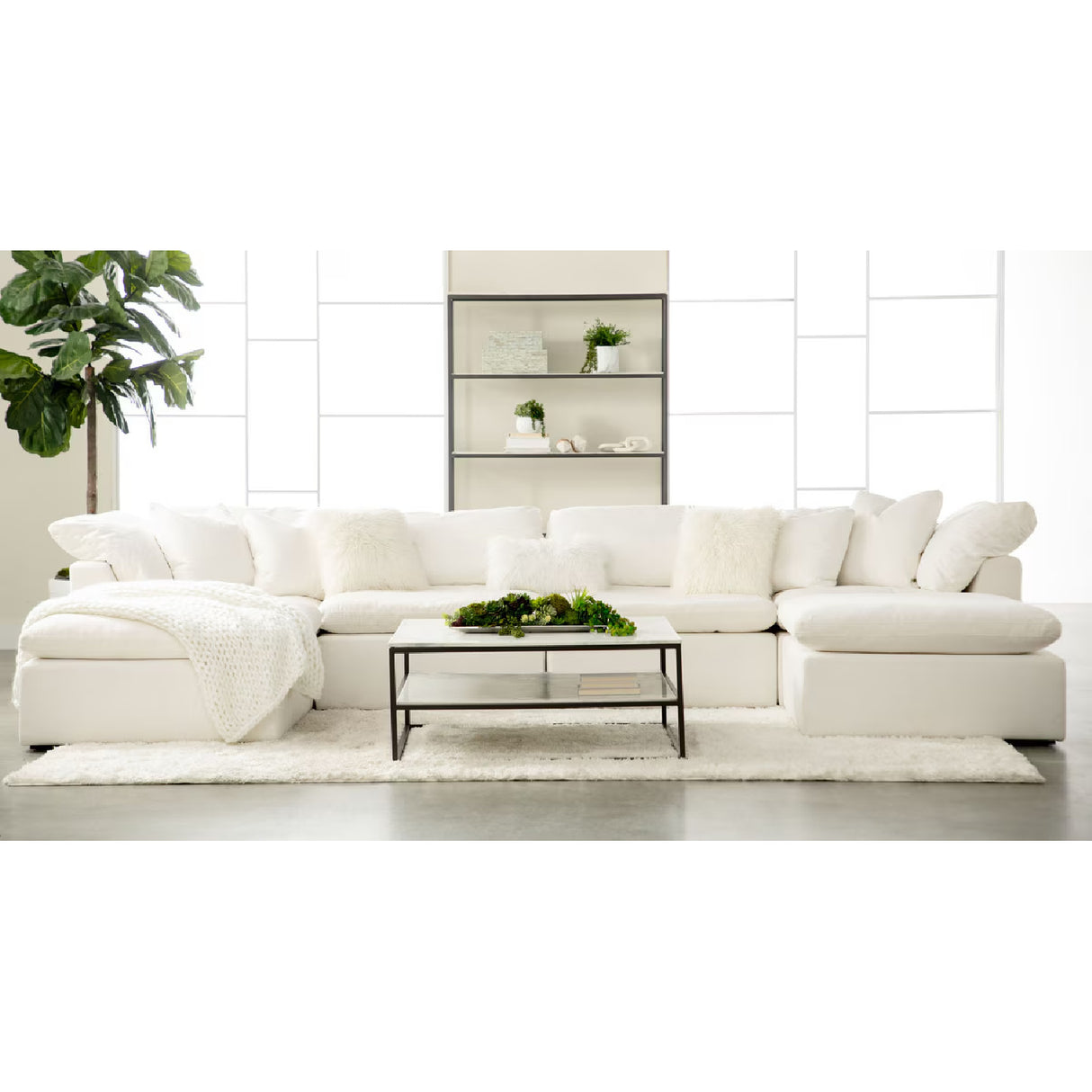 Modern European furniture - Cushioned Modular Sofa Chair - www.oroa.com